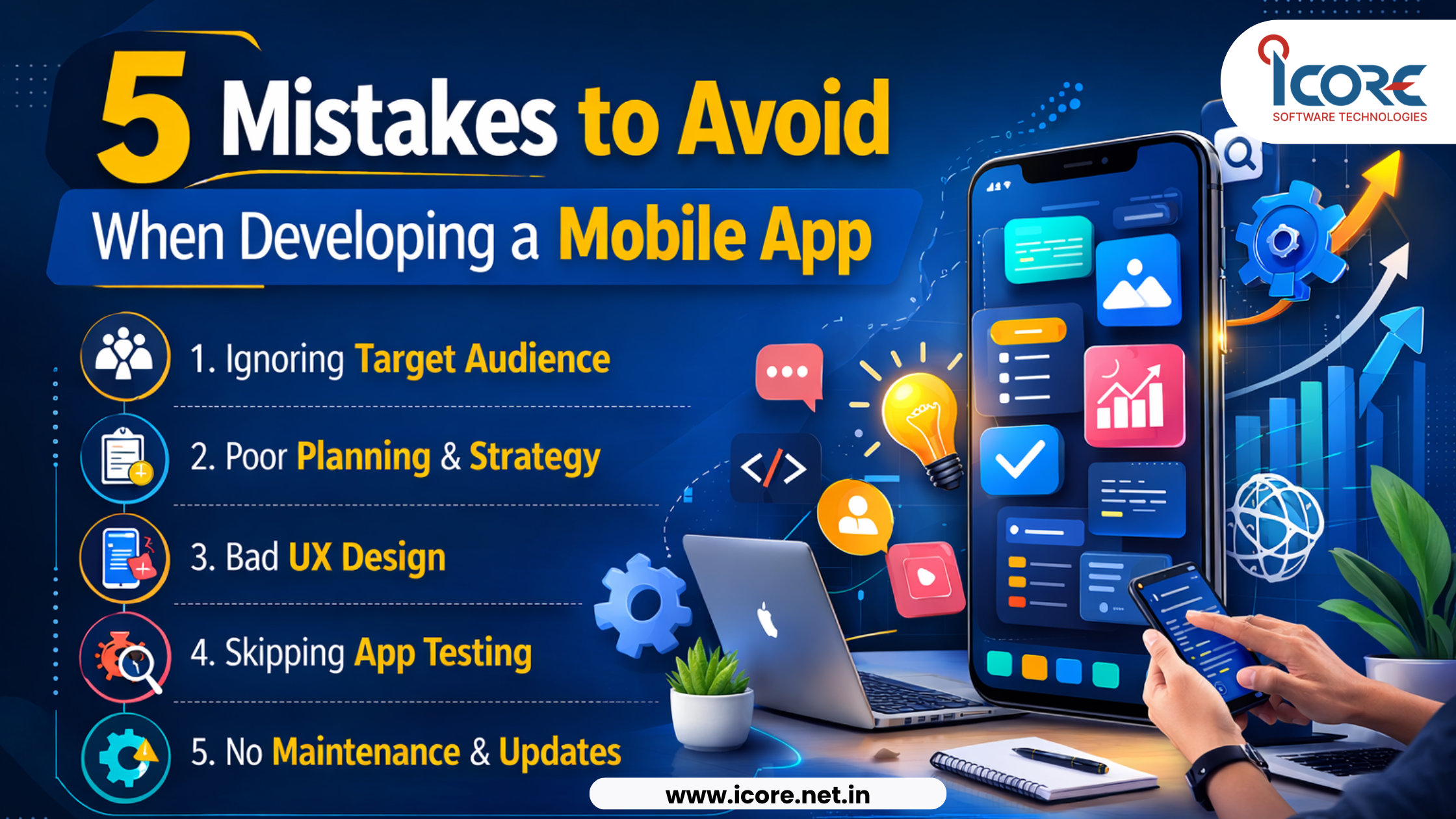 5 Mistakes Businesses Make When Developing a Mobile App