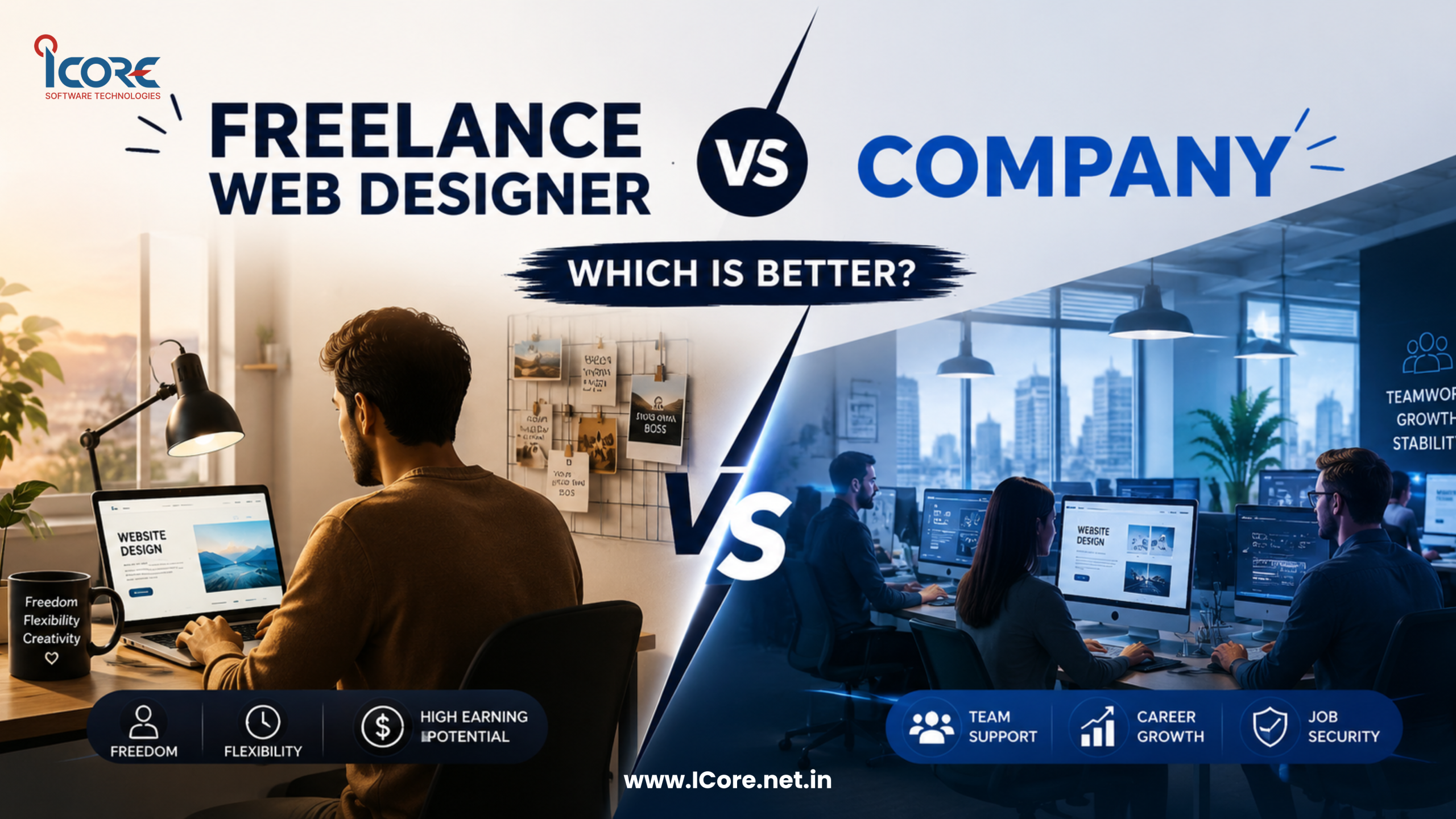 Freelance Web Designer vs Company: Which is Better?