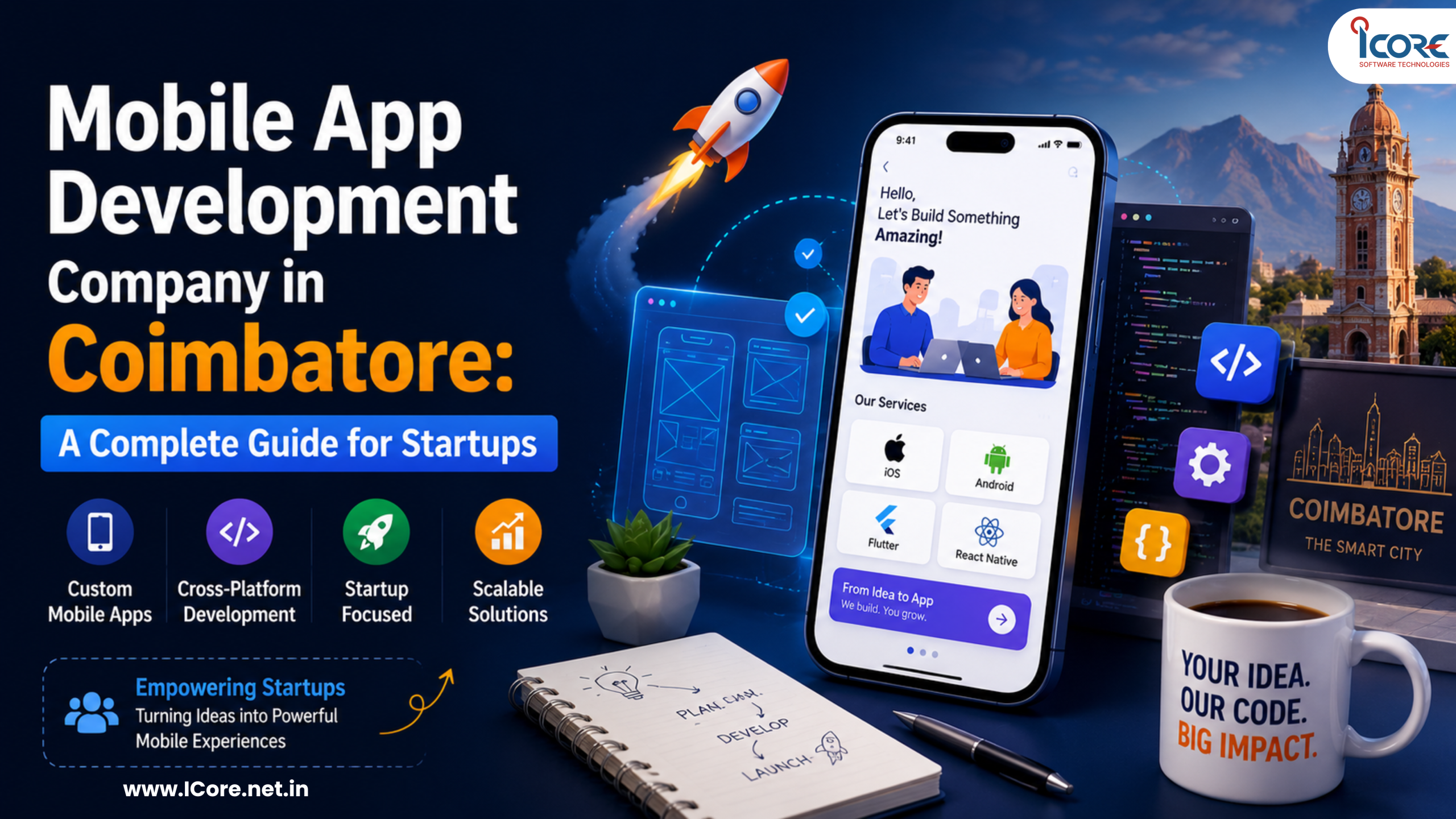 Mobile App Development Company in Coimbatore: A Complete Guide for Startups